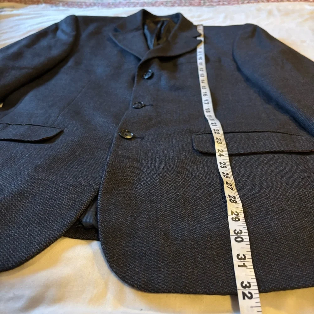 Roberto Villini NWT Lambswool Men’s Grey Blazer Sports Coat Size 40R